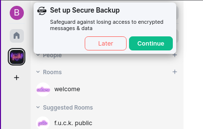 secure backup